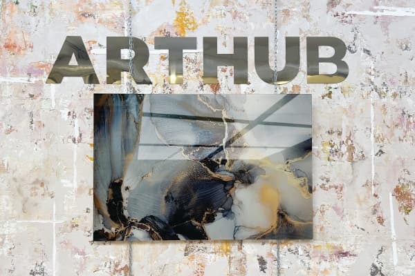 Tablou de sticlă în spațiu modern